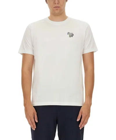 Ps By Paul Smith Zebra T-shirt In White