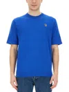 Ps By Paul Smith "zebra" T-shirt In Blue