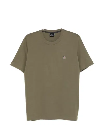 Ps By Paul Smith Zebra T-shirt In Green