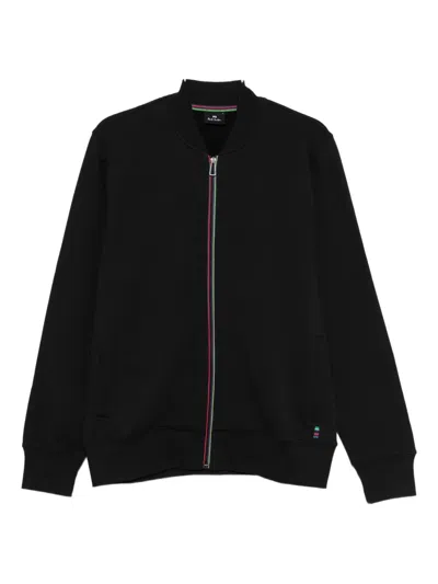 Ps By Paul Smith Zip-detail Sweatshirt In Black