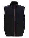 Ps By Paul Smith Zip-fastening Striped Waistcoat In Blue