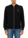 Ps By Paul Smith Ps Paul Smith Zebra Logo Cotton Sweatshirt In Black