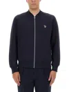 Ps By Paul Smith Zip Sweatshirt. In Blue