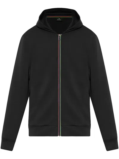 Ps By Paul Smith Zip-up Hoodie In Black