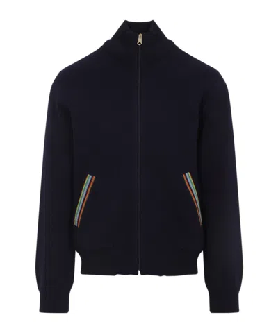 PS BY PAUL SMITH ZIP-UP STRIPED JACKET