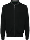 Ps By Paul Smith Zipped Cardigan In Black