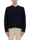 Ps By Paul Smith Ps Paul Smith Zippered Cardigan In Black