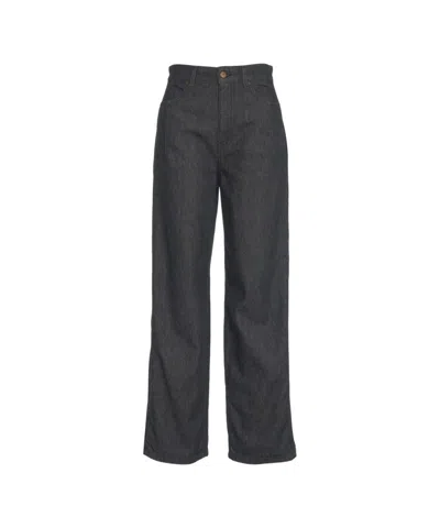 Ps. Don't Forget Me 'oprah' Wide-leg Jeans In Black