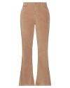 Ps. Don't Forget Me Woman Pants Camel Size 32 Cotton, Modal, Elastane In Beige