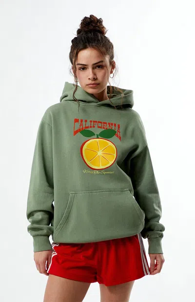 Ps / La Women's California Squeeze Hoodie In Sage In Green