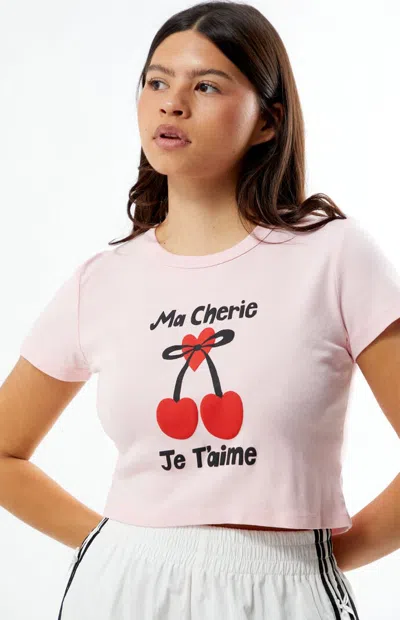 Ps / La Women's Ma Cherie Baby T-shirt In Light Pink