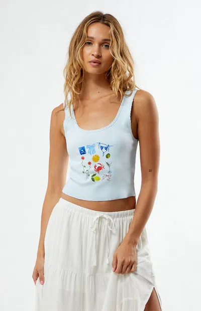 Ps / La Women's Spring Dream Tank Top In Light Blue