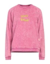Psc Woman Sweatshirt Magenta Size S Cotton, Polyester In Magenta