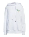 Psc Woman Sweatshirt White Size M Cotton In White