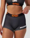 Psd Boyshorts Women's Black Hooters Uniform Stretch Underwear Beach Jdm026 In Black