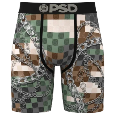 Psd Mens  Army Underwear In Black/green