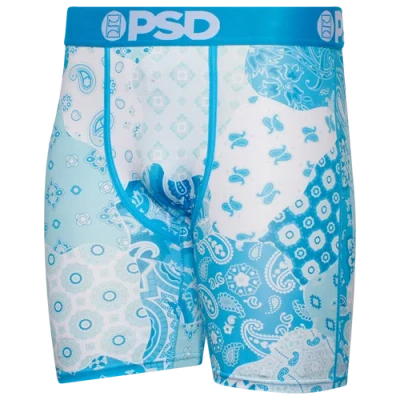 Psd Mens  Bandana Cool Underwear In Blue/blue/white