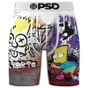 Psd Mens  Bart Bomb Underwear In White/yellow/multi