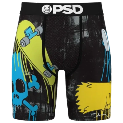 Psd Mens  Bart Thrasher Underwear In Black/yellow
