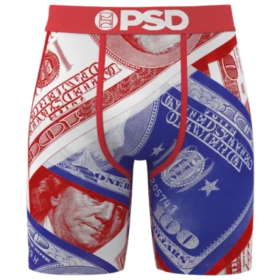 Psd Mens  Boricua Benjis Underwear In Red