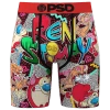 Psd Mens  Bp Skulls Glow Briefs In Red/multi
