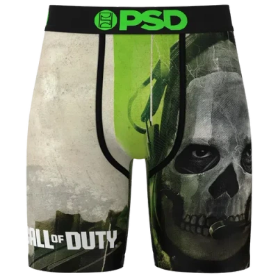 Psd Mens  Call Of Duty Ghost Underwear In Black/grey/green