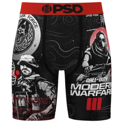 Psd Mens  Call Of Duty Stay Frosty Underwear In Black/red/white