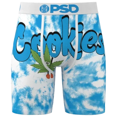 Psd Mens  Cookies Happy Hp Underwear In Blue/white/green