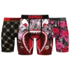 Psd Mens  Graphic Briefs 3 Pack In Multi