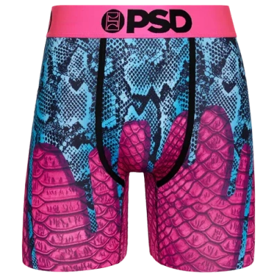 Psd Mens  Graphic Briefs In Pink/blue