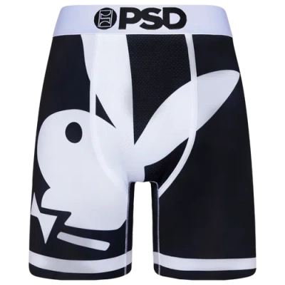 Psd Mens  Graphic Briefs In White/black