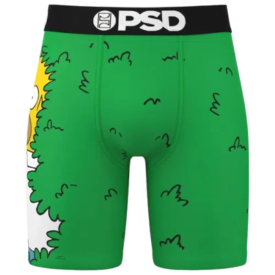 Psd Mens  Homer Bush Underwear In Green/yellow