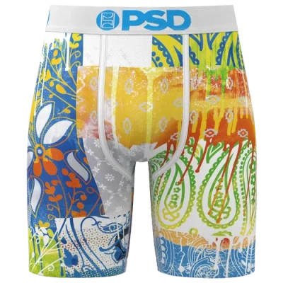 Psd Mens  Ja Burst Mm Underwear In White/blue/green