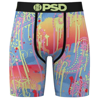 Psd Mens  Ja Morant Paisley Mm Underwear In Blue/orange/yellow