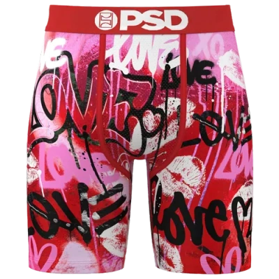 Psd Mens  Jolly Rancher Briefs In Red/pink/white