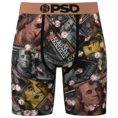 Psd Mens  Metalic Benjamins Briefs In Silver/gold/bronze
