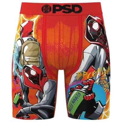 Psd Mens  Miles Morales Underwear In Red/black
