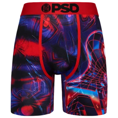 Psd Mens  Miles Morales Underwear In Red/blue/black