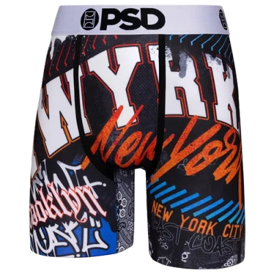 Psd Mens  Nyc Hustle Underwear In White/blue/orange