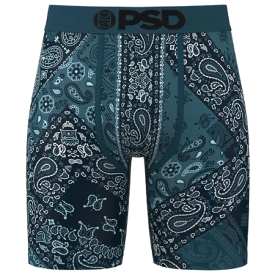 Psd Mens  Paisley Maze Underwear In Blue/black