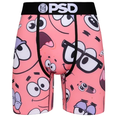 Psd Mens  Patrick Faces Underwear In Black/pink