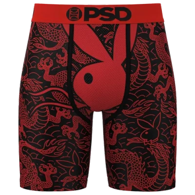 Psd Mens  Pb Dragon Underwear In Red/black