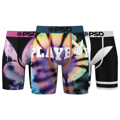 Psd Mens  Pb Kit Underwear 3 Pack In Black/pink/white