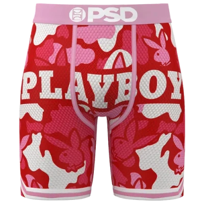 Psd Mens  Pb Love Camo Valentines Day Underwear In Red/pink