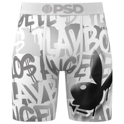 Psd Mens  Pb Silver Spray Underwear In Silver/white/black