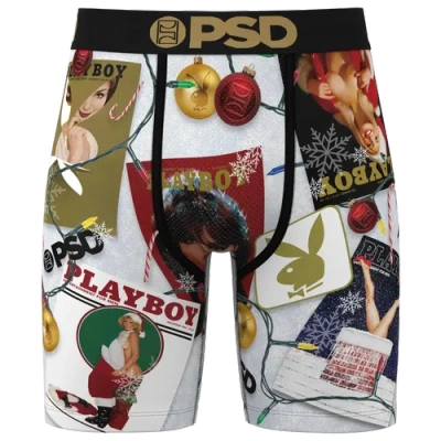 Psd Mens  Pb Xmas Morning Underwear In White/black