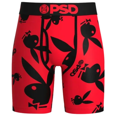 Psd Mens  Playboy Ao Model Valentines Day Underwear In Black/red
