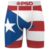 Psd Mens  Puerto Rico Underwear In Red/white/blue