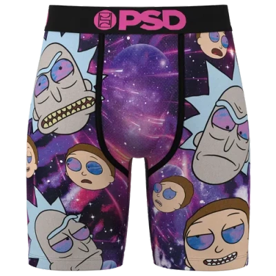 Psd Mens  R&m Galactic Underwear In Purple/grey/white
