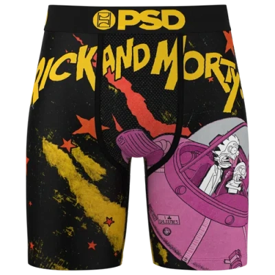 Psd Mens  R&m Landing Underwear In Black/yellow/purple